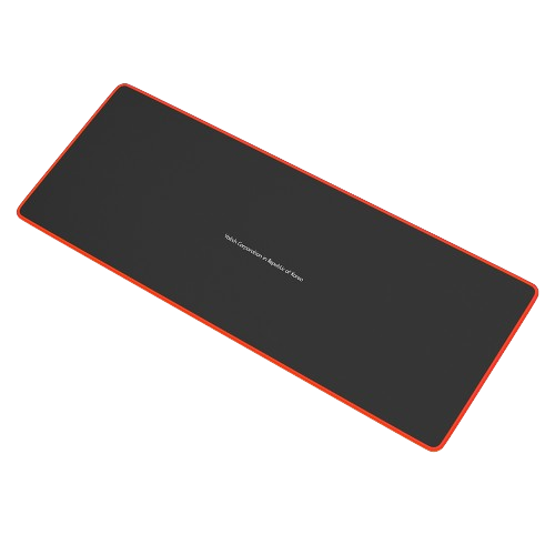 요이치 게이밍 마우스 장패드 800 x 300 x 5 mm, 블랙 + 레드, 1개